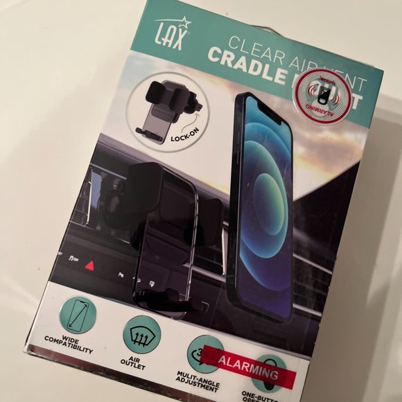 Cradle Phone Mount for Car Universal Air Vent Holder - Clear (NEW/e/x) - Picture 3 of 6